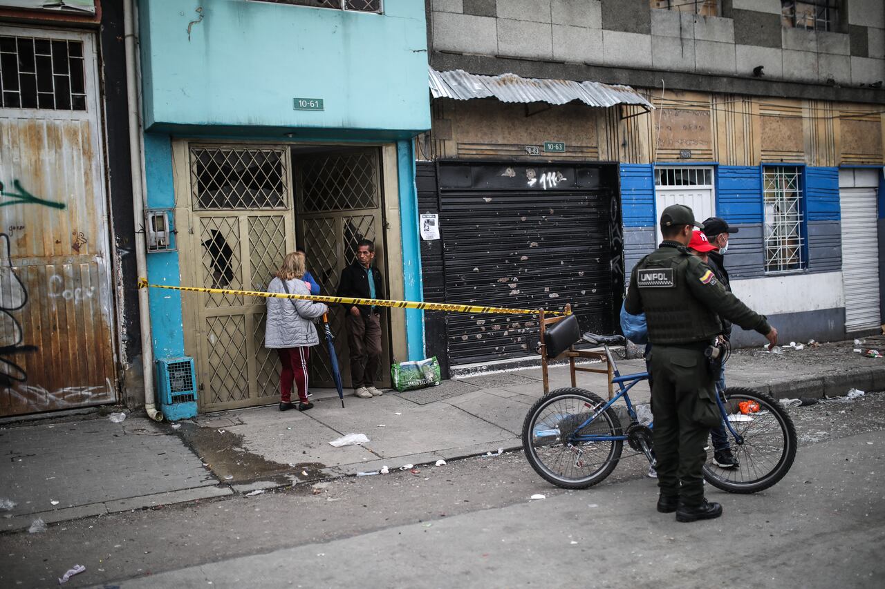 Operativo barrio San Bernardo, punto de la explosión
