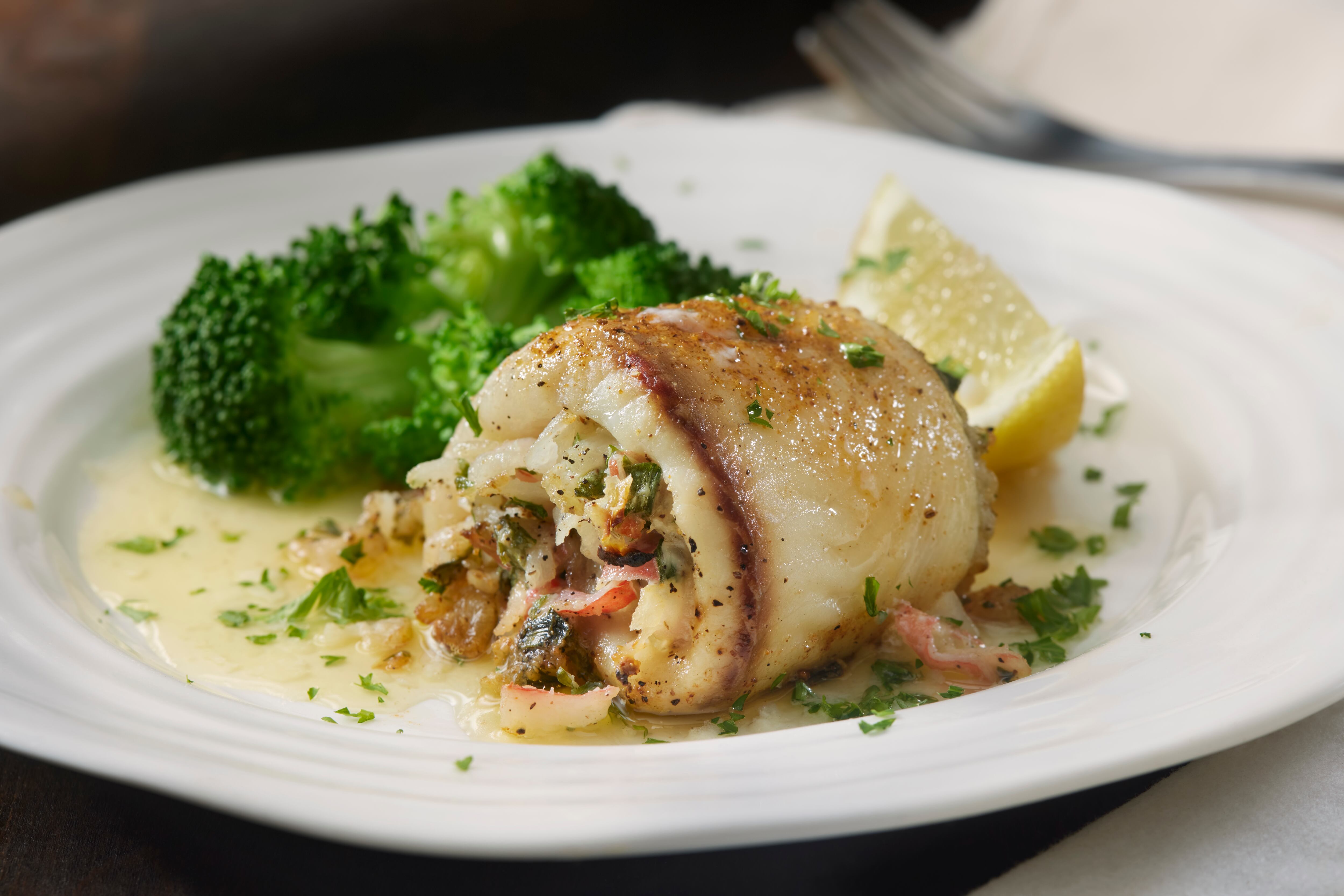 Tilapia al horno con limón y ajo