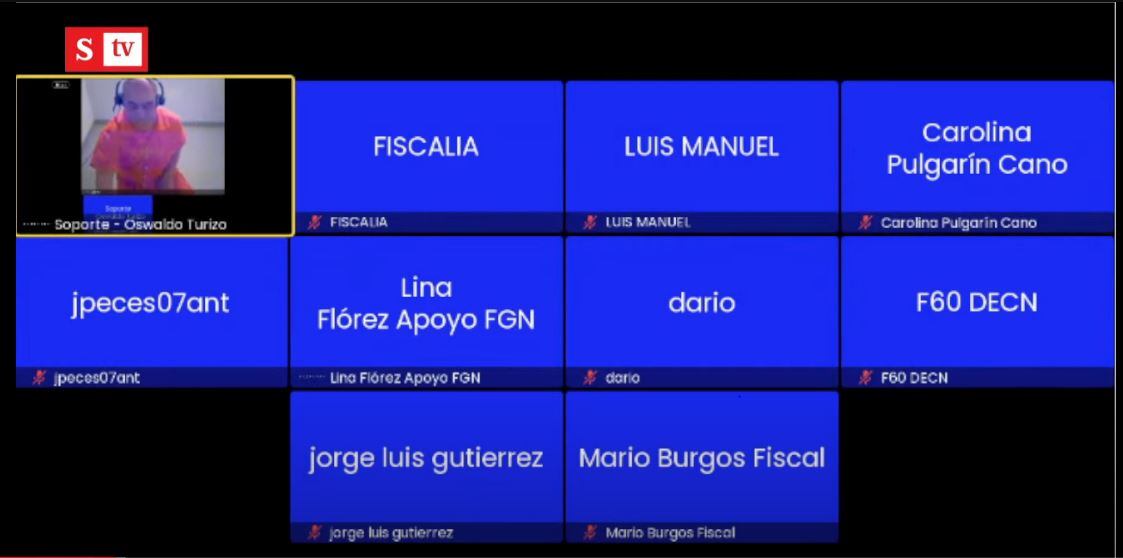 Otoniel reapareció este jueves en una audiencia.