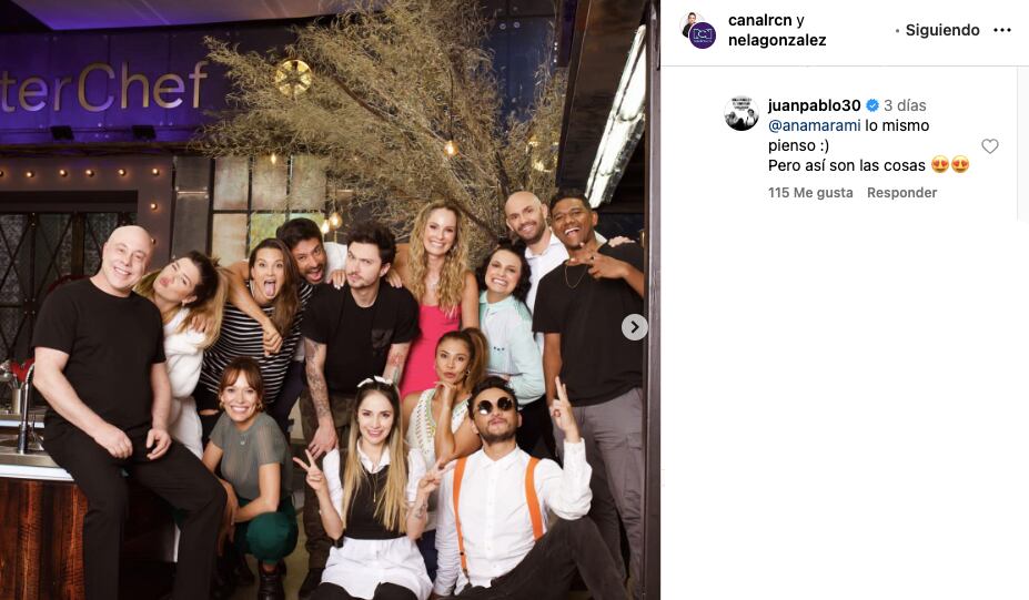 Juan Pablo Barragán responde a las críticas por estar en 'MasterChef'