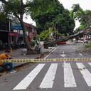 El Cuerpo de Bomberos de Cali, atendió cada una de las emergencias que se presentaron.