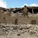 Viviendas destruidas en Afganistán por terremoto.