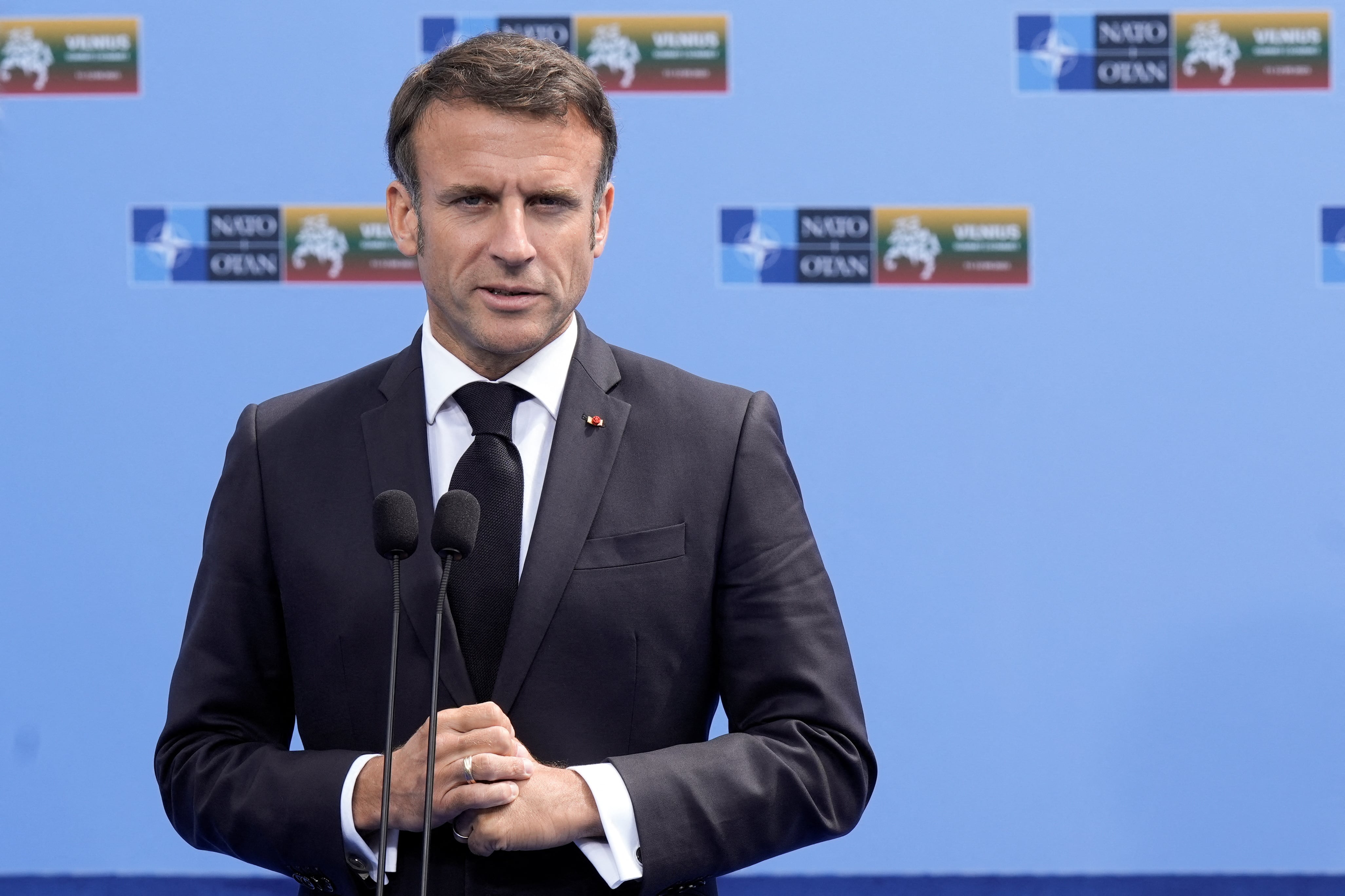 El presidente de Francia, Emmanuel Macron