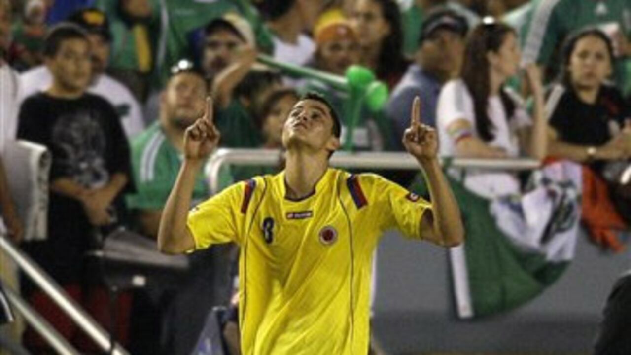 Giovanny Moreno, anotador del primer gol ante México