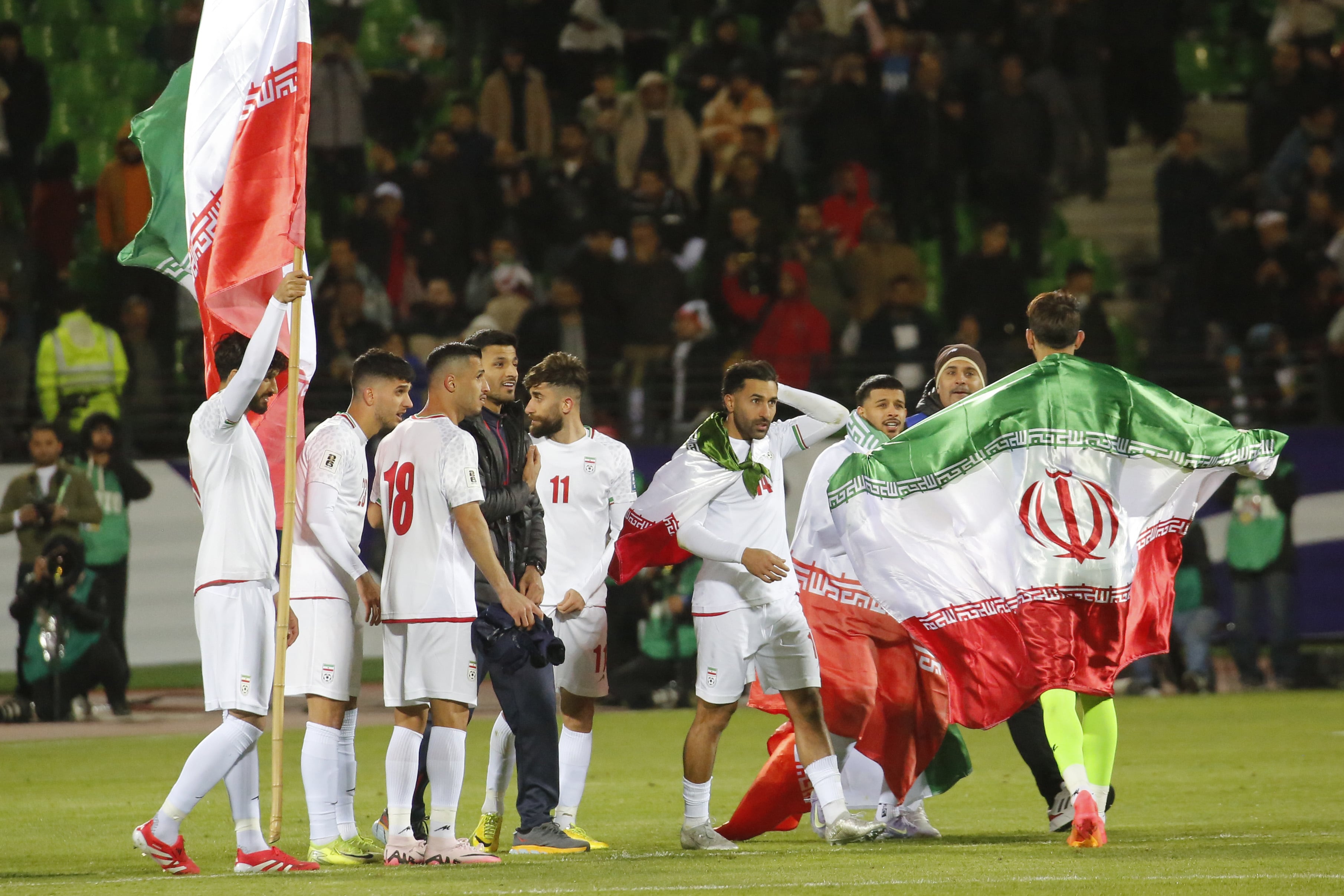 Selección de Irán en medio de las eliminatorias rumbo al Mundial 2026