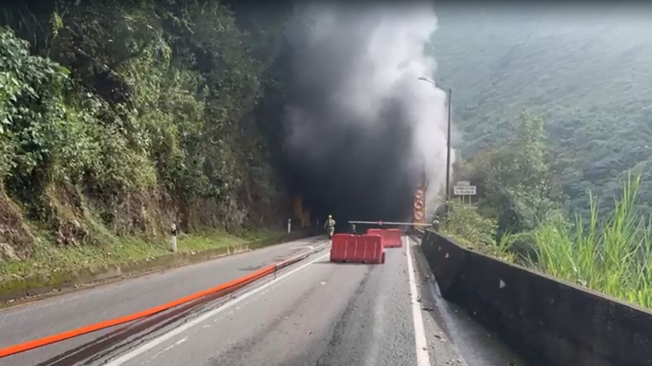 Incendio Túnel Quebradablanca