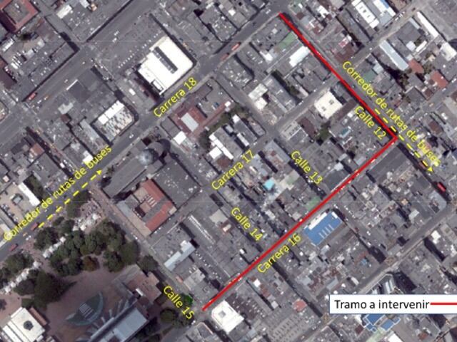 Este proyecto de renovación urbanística tendrá una intervención total de 1.253 m2, con una inversión total de $ 799.251.122