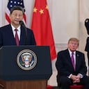 El presidente chino, Xi Jinping, se reúne con Donald Trump en la Casa Blanca.