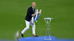 Zidane pasó pena en la final.