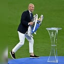 Zidane pasó pena en la final.