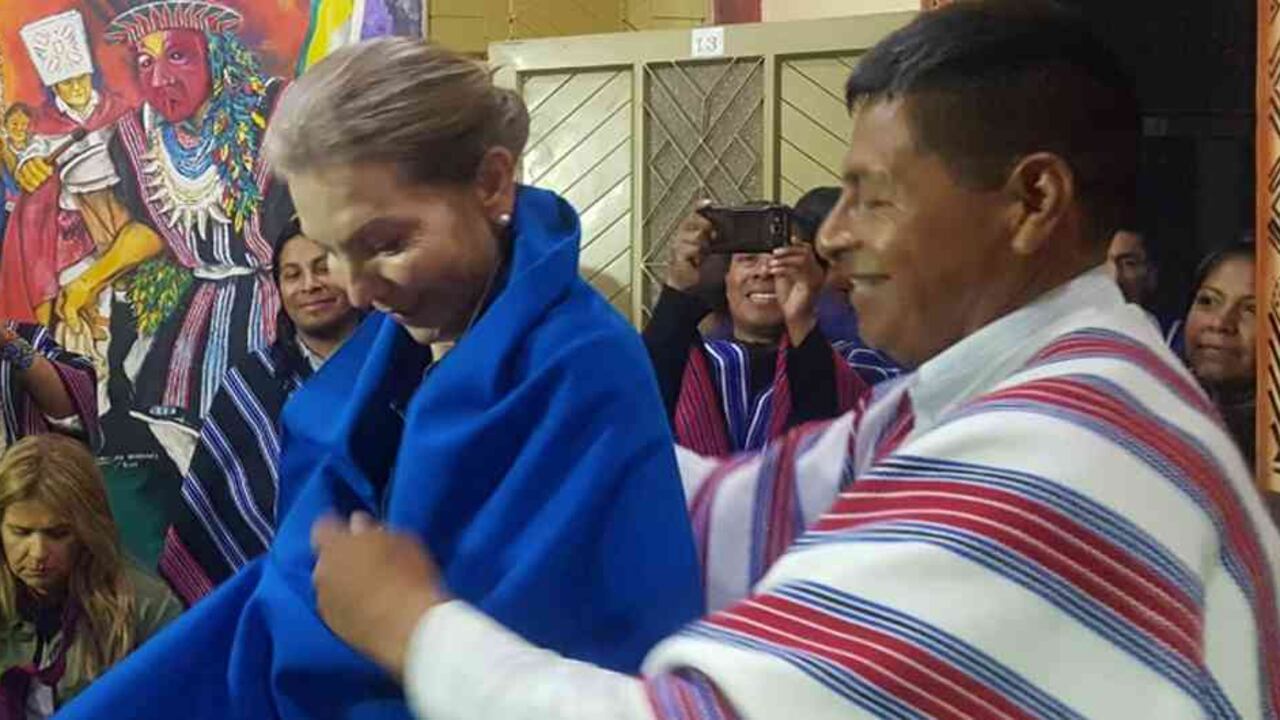 La ex primera dama reapareció en el festival Bëtsknaté, la celebración del año nuevo del pueblo indígena Kamsá.