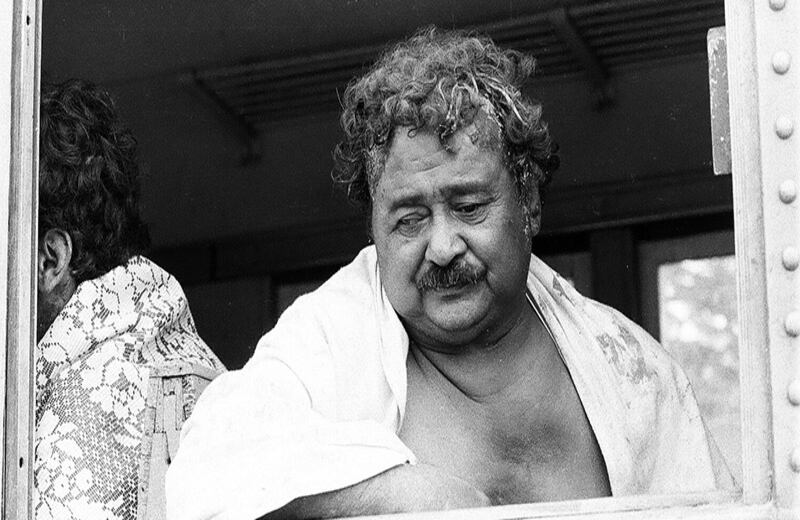 Este hombre fue uno de los primeros damnificados que logró salir del lugar. En su rostro se refleja la desolación que la tragedia le dejó.