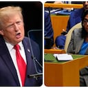 Donald Trump y Delcy Rodríguez