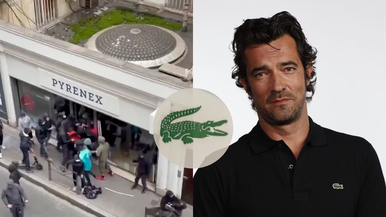 Se pronunció el CEO de Lacoste por los saqueos en tiendas de Francia por protestas.
