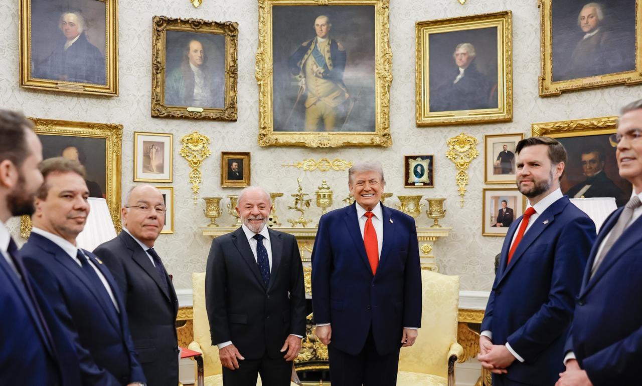 Donald Trump y Lula da Silva