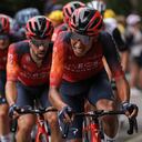 El ciclista colombiano Egan Bernal pedalea en el ascenso del Col de Cauterets-Cambasque durante la 6ª etapa de la 110ª edición de la carrera ciclista del Tour de Francia, 145 km entre Tarbes y Cauterets-Cambasque, en las montañas de los Pirineos en el suroeste de Francia, en julio. 6 de febrero de 2023. (Foto de Thomas SAMSON / AFP)