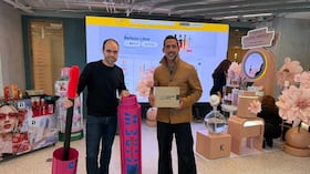 Doménico Barbato, gerente General de Mercado Libre, y Eduardo Gotuzzo, presidente L'oréal Centroamérica y región Andina.