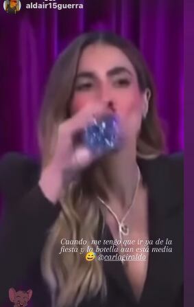 Carla Giraldo, en la casa de los famosos, se llevó varias críticas en el primer capítulo.