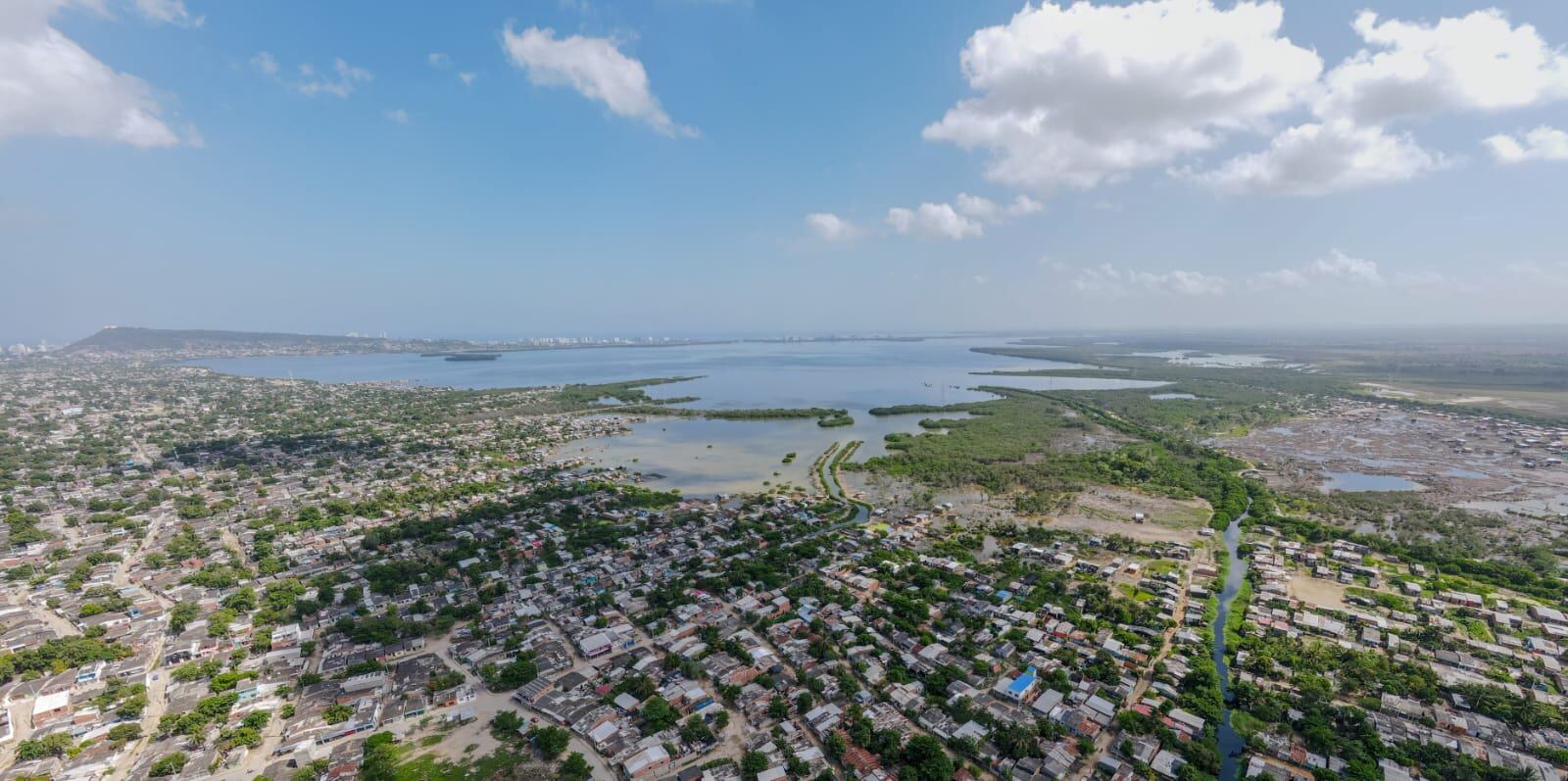 Panorámica Ciénaga de la Virgen Cartagena