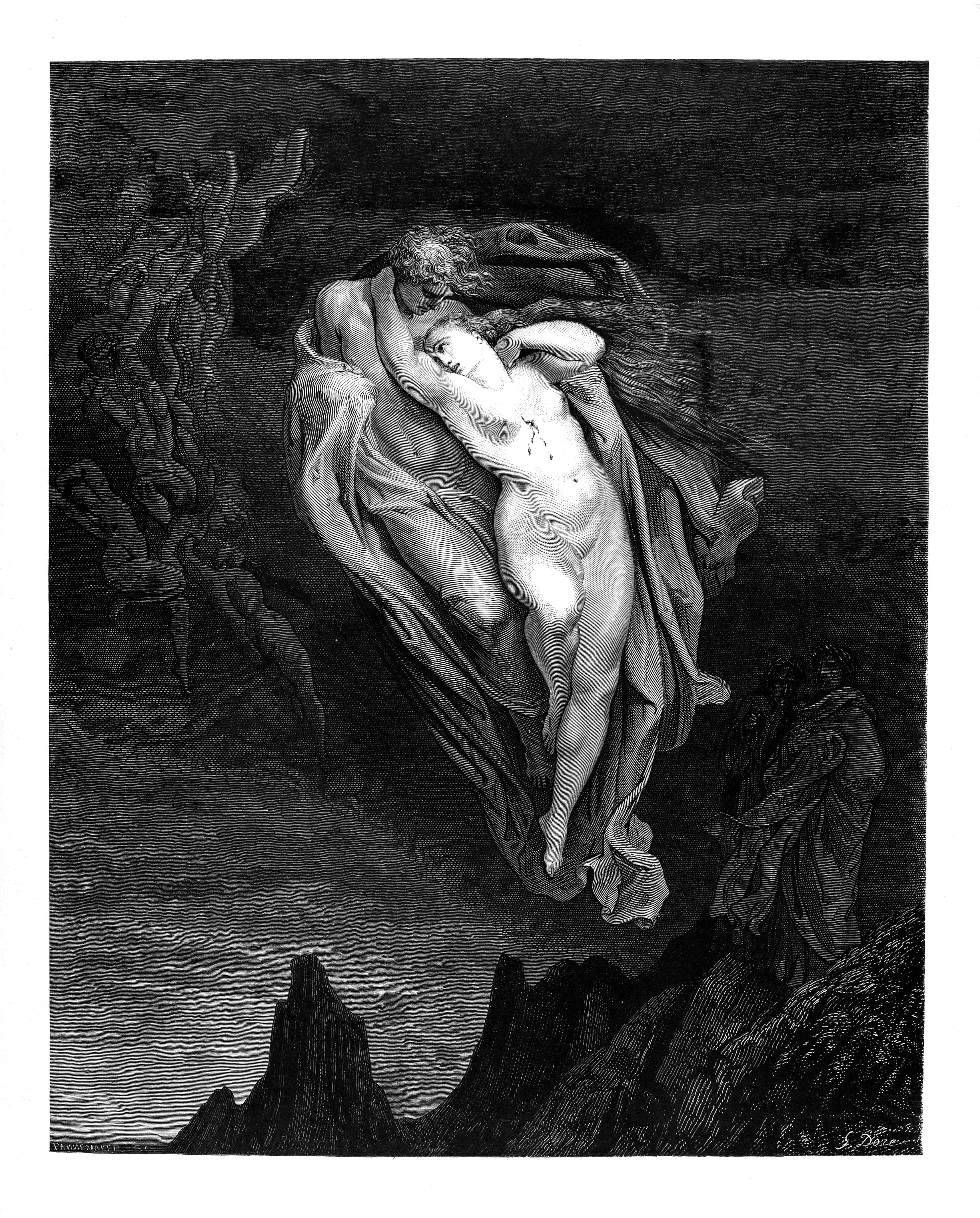 Los icónicos grabados de Gustave Doré capturan a la perfección la atmósfera poética, los paisajes sombríos y la magnitud visual ideada por Dante Alighieri.