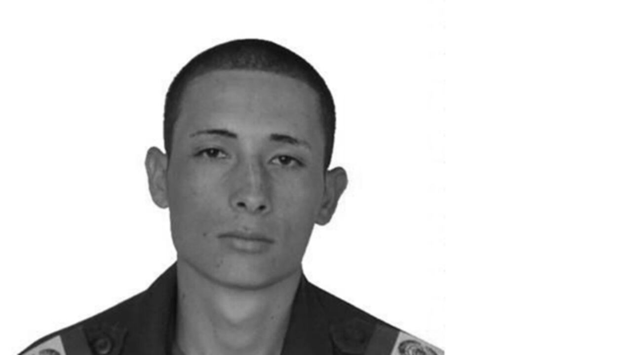 El auxiliar de policía Eudes de Jesús Castaño, de 23 años, perdió la vida en manos de las FARC.