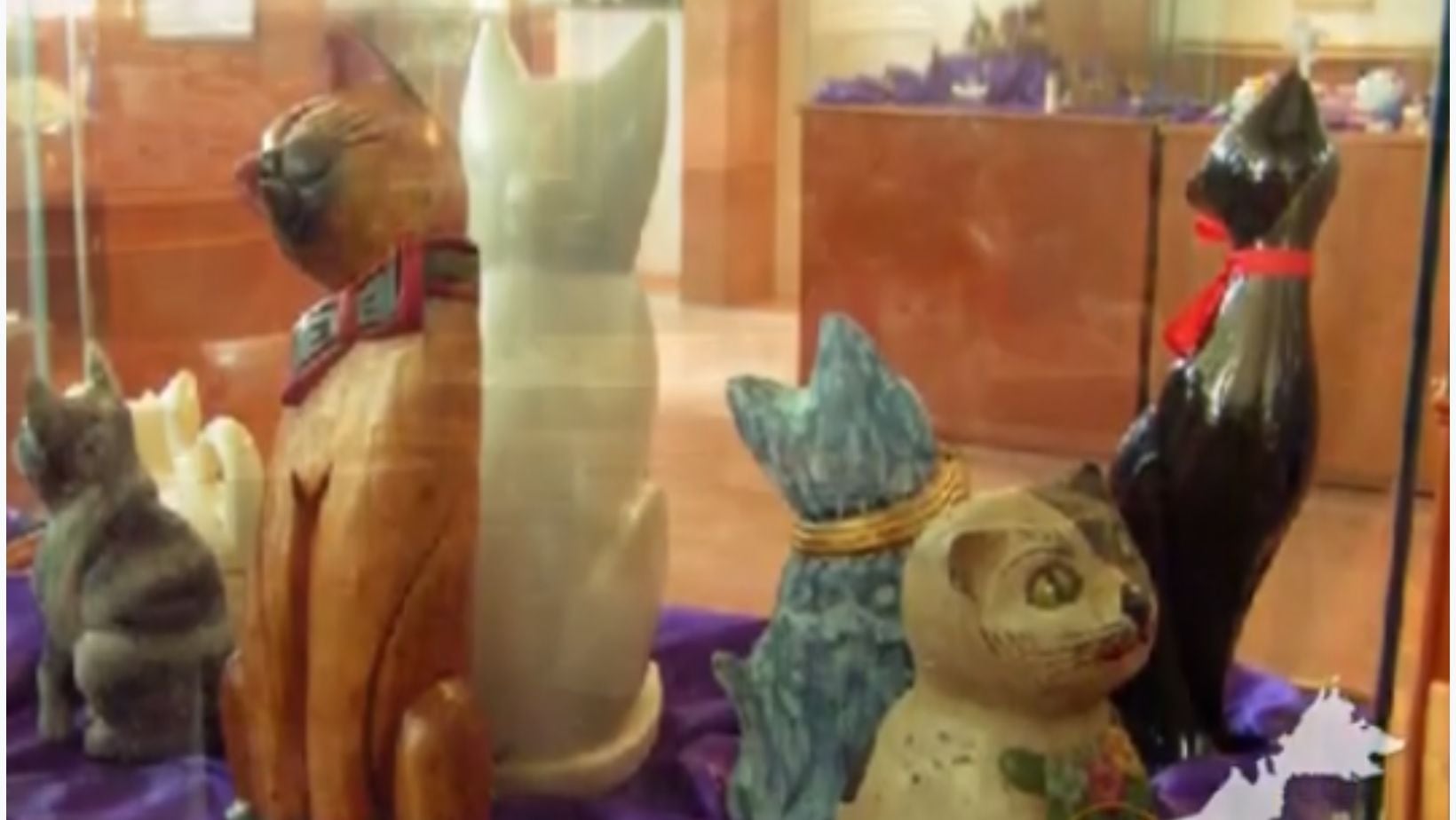 El museo de los gatos en  Kuching