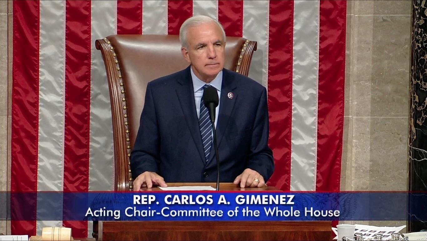 Carlos Giménez, congreissta norteamericano