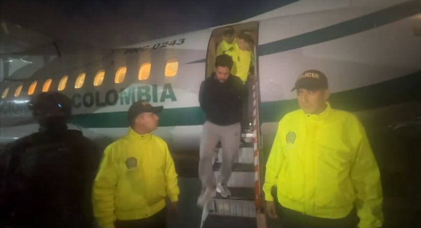 Hijo de alias Alacrán llegando a Bogotá