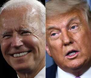 Donald Trump y Joe Biden, candidatos a la presidencia de los Estados Unidos.