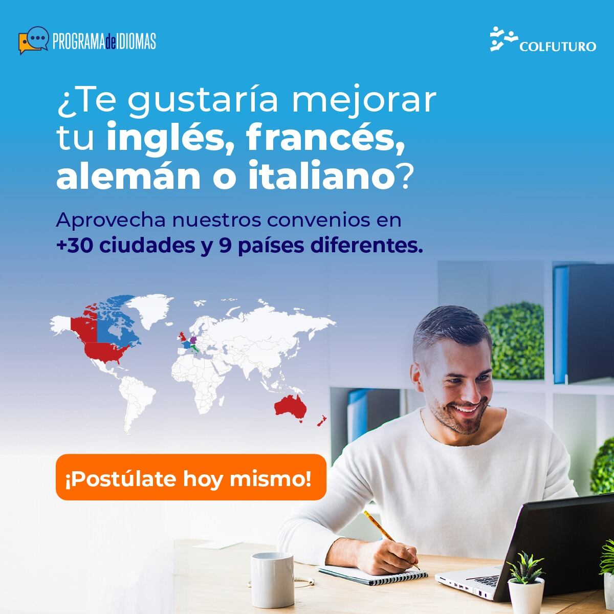 Colfuturo anunció la convocatoria en sus redes sociales