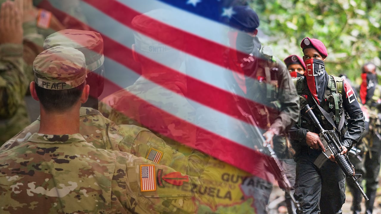 Estados Unidos bombardearía campamentos del ELN en Venezuela.
