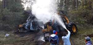 Se ha afectado la libre movilidad de trabajadores forestales y habitantes de la zona por el peligro que implica la movilización en zonas rodeadas de fuego.