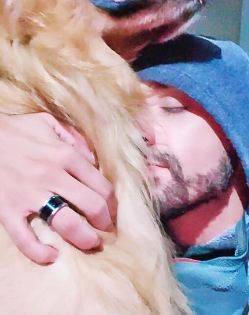 Joca junto a su amo João Fantazzini.