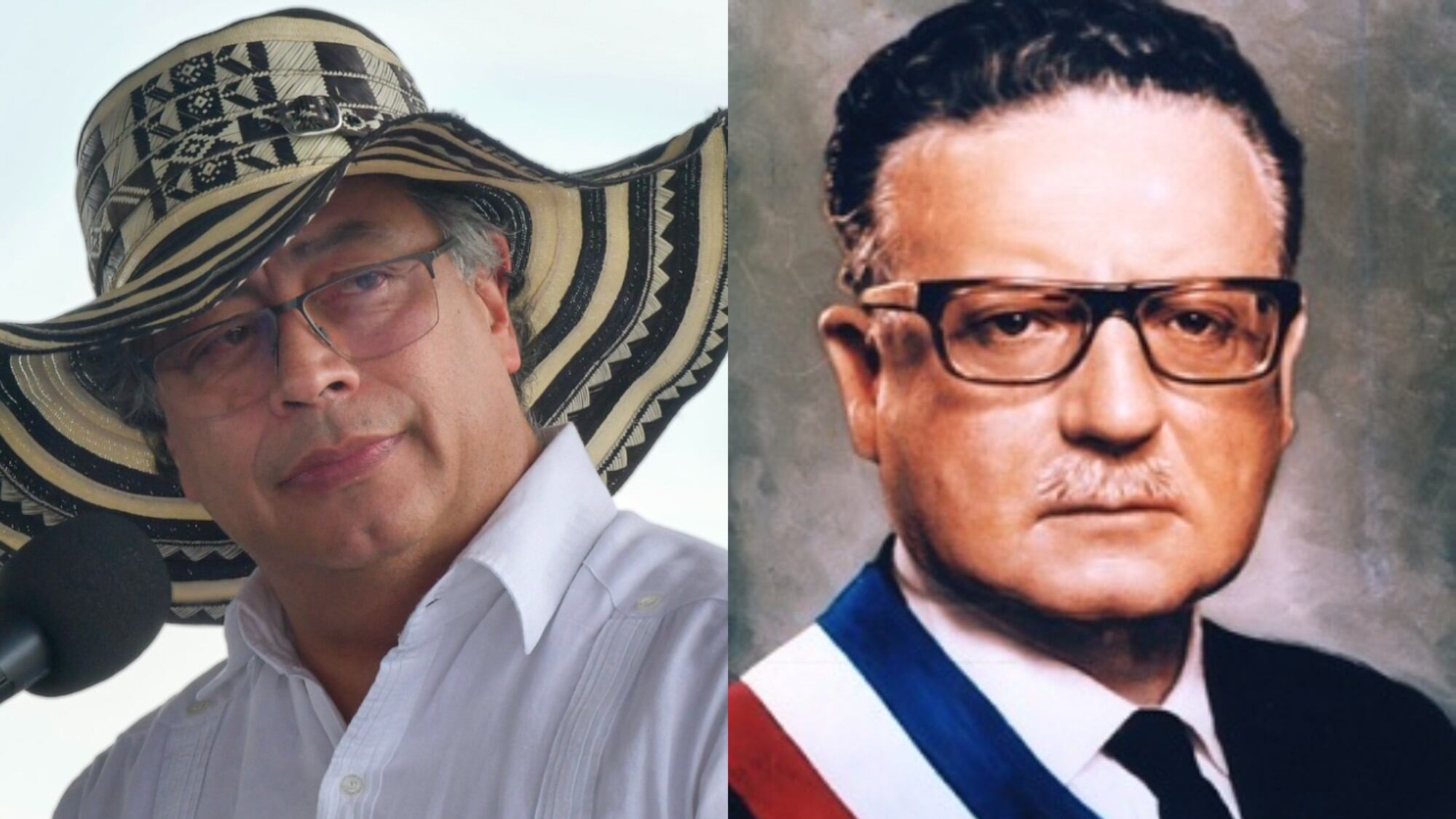Gustavo Petro se vuelve a comparar con Salvador Allende.