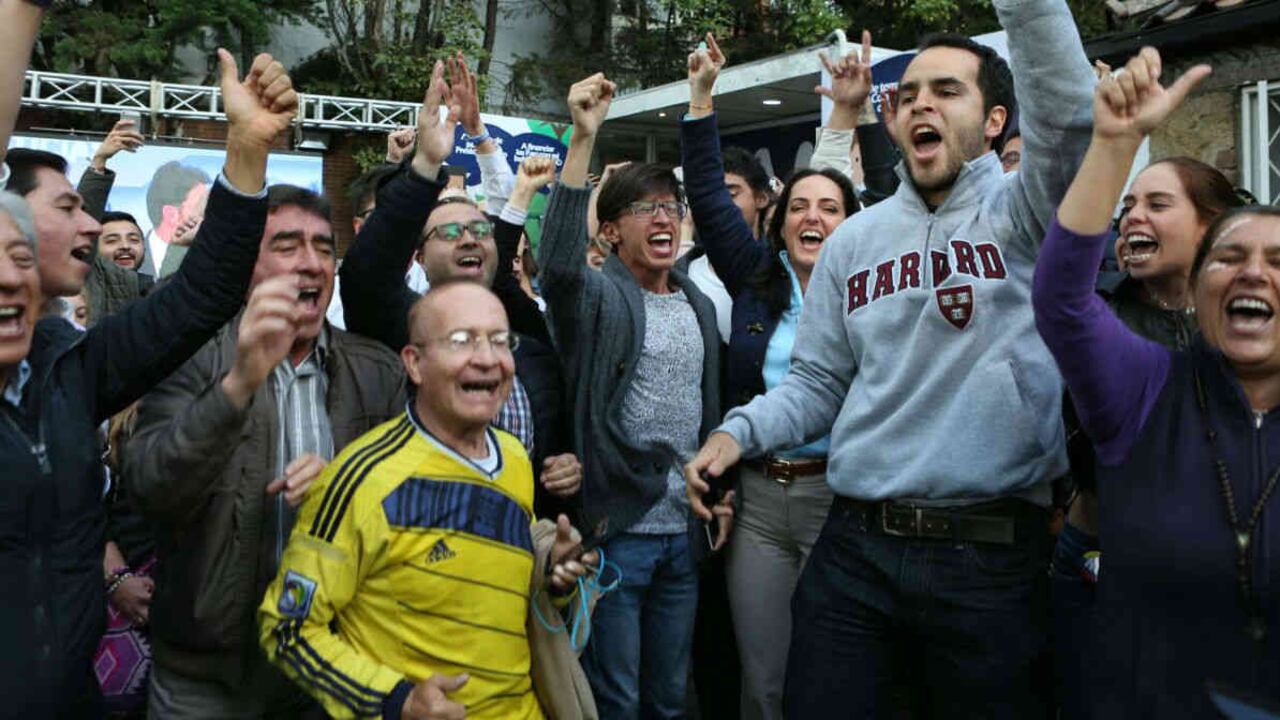 En la campaña del No celebraron la votación.