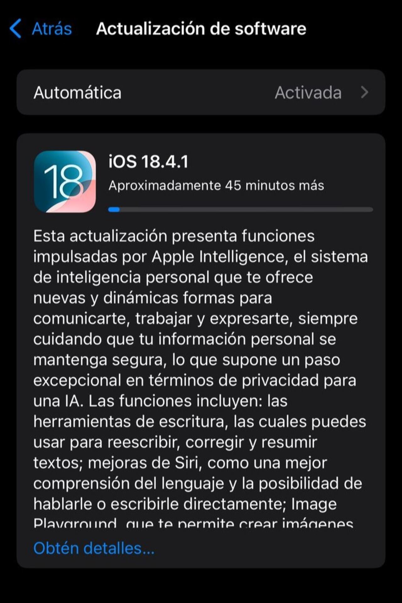 iOS 18.4.1 soluciona vulnerabilidades explotadas en ciberataques.