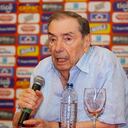 Fuad Char en la presentación del equipo de Junior para el segundo semestre del 2023.