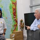 Nubia Córdoba y Álvaro Uribe Vélez