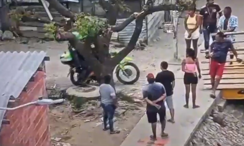 La captura se dio de manera inmediata