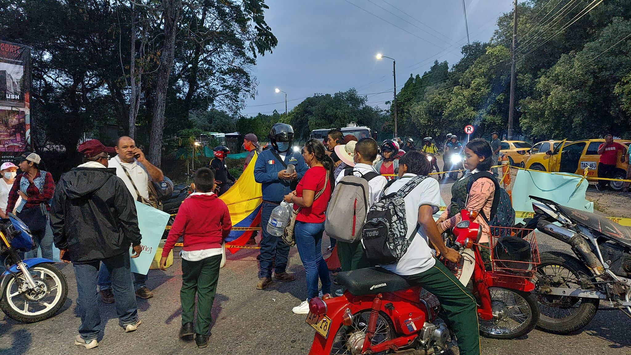 Comunidad del corregimiento El Centro protesta por la falta de agua.