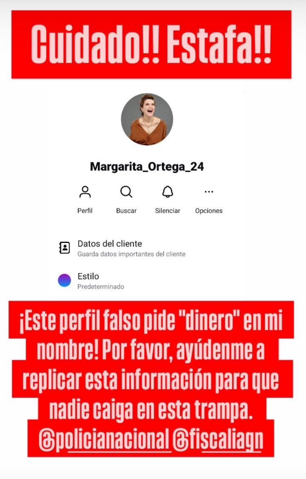 La presentadora hizo importante denuncia en sus redes sociales.