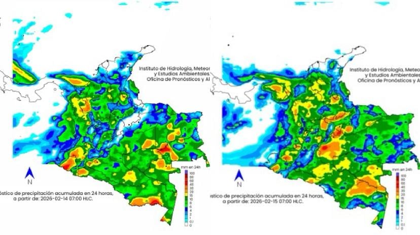 El Instituto de Hidrología, Meteorología y Estudios Ambientales entregó el clima para los próximos días.