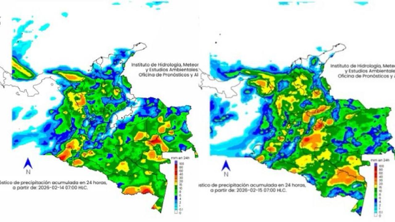 El Instituto de Hidrología, Meteorología y Estudios Ambientales entregó el clima para los próximos días.