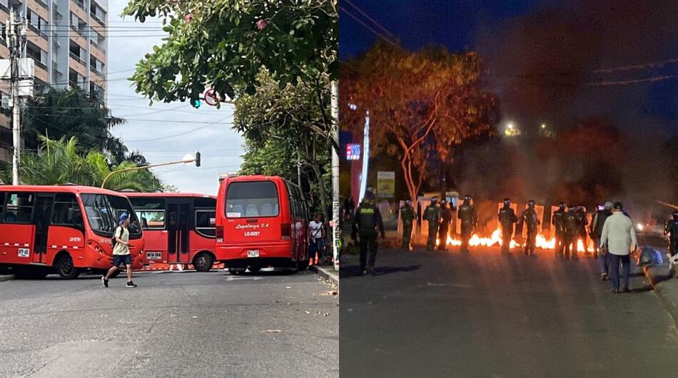Protestas en Ibagué.