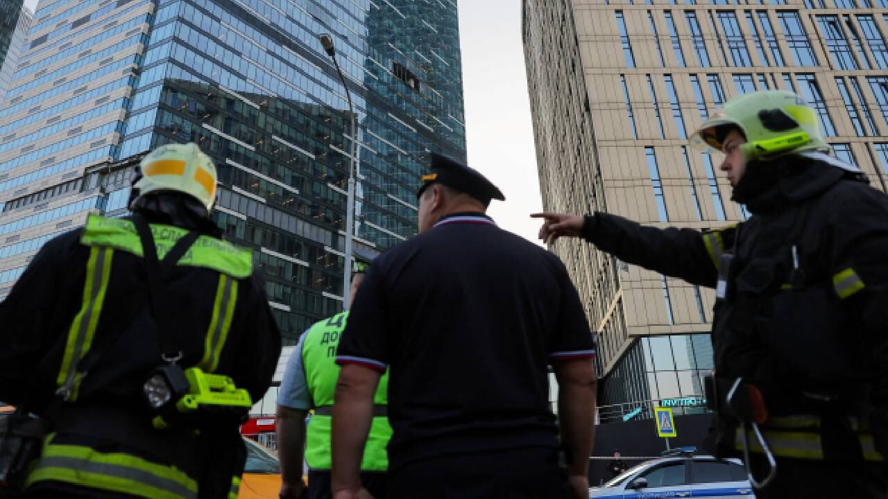 Imagen de referencia de uno de los ataques con drones en Moscú que le han golpeado recientemente.