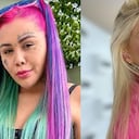 La presentadora dio unas palabras a la influenciadora.