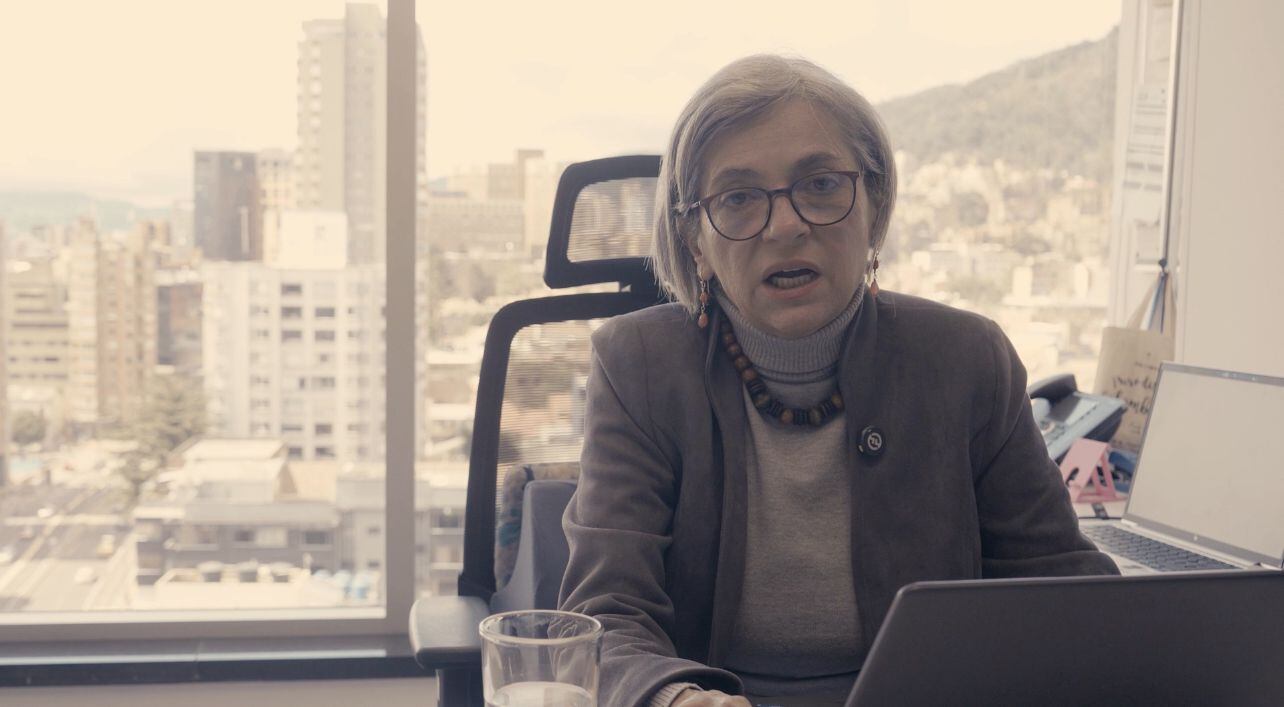 Magistrada María del Pilar Valencia, de la Justicia Especial para la Paz.