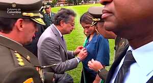 Presidente Gustavo Petro y la condecoración a aura Sarabia