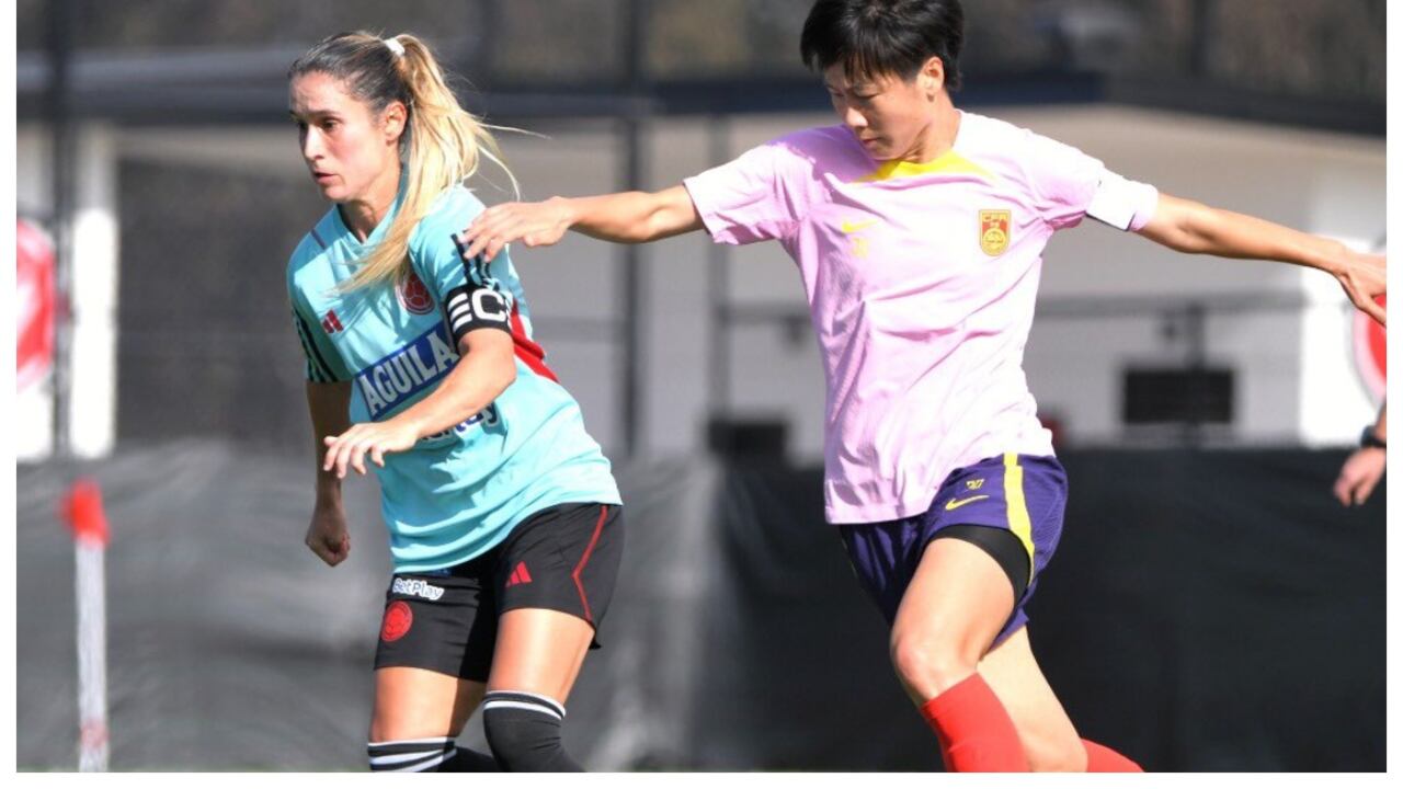 Selección Colombia Femenina de mayores enfrentó su amistoso contra China