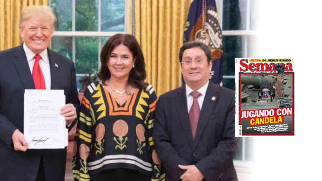 El nuevo embajador en Estados Unidos, Francisco Santos, entregó sus cartas credenciales en la oficina oval. Un día después hizo declaraciones que sugerían la conveniencia de una acción armada en Venezuela.